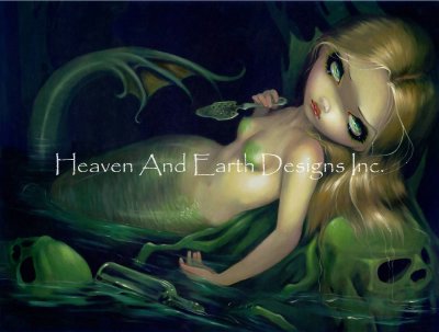 Diamond Painting Canvas - Mini Absinthe Mermaid